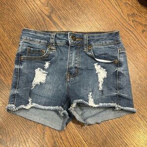 Contraband Girls Jean Shorts - Size 0